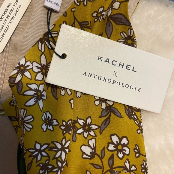 Anthropologie x Kachel Silk Patterned Dress - Picture 5 of 6